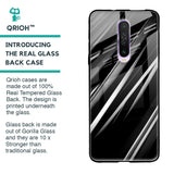 Black & Grey Gradient Glass Case For Poco X2