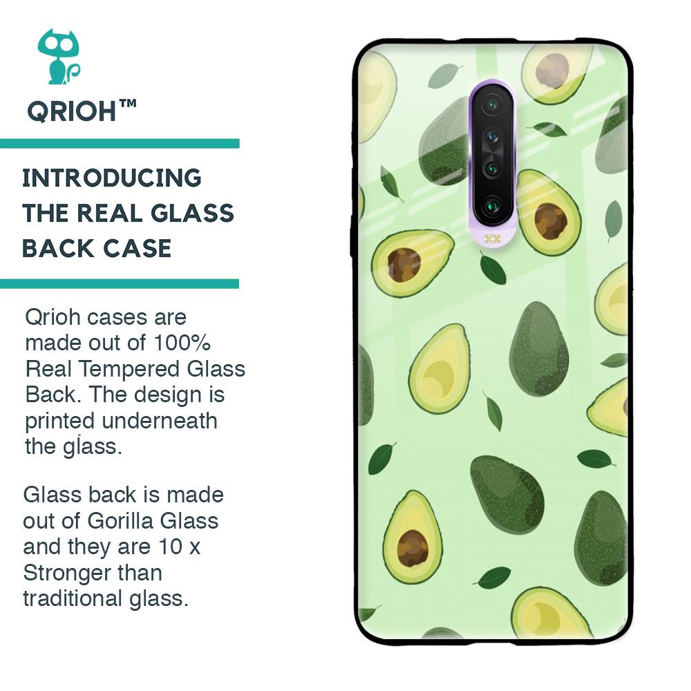 Pears Green Glass Case For Poco X2