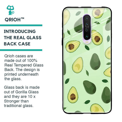 Pears Green Glass Case For Poco X2
