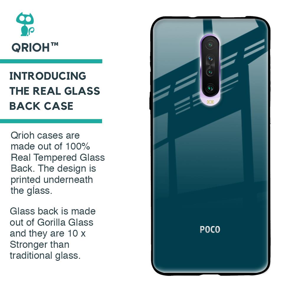 Emerald Glass Case for Poco X2