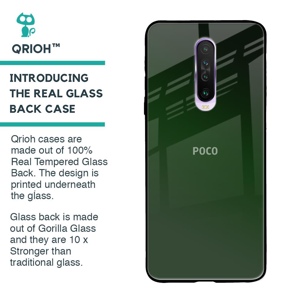 Deep Forest Glass Case for Poco X2