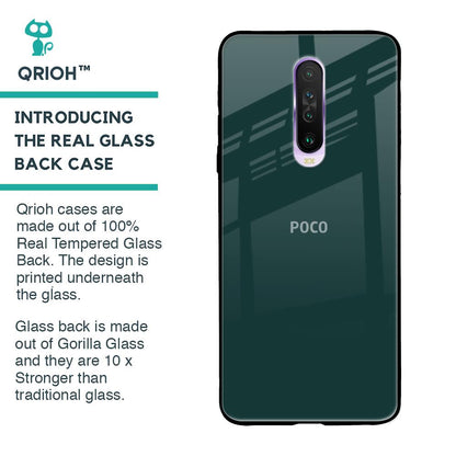 Olive Glass Case for Poco X2