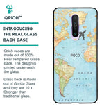 Fly Around The World Glass Case for Poco X2