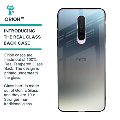 Tricolor Ombre Glass Case for Poco X2