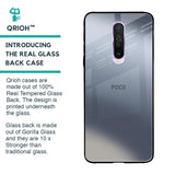 Space Grey Gradient Glass Case for Poco X2