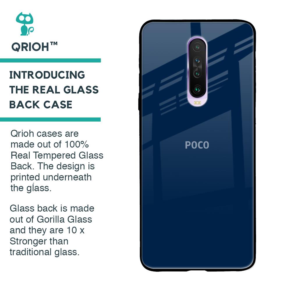 Royal Navy Glass Case for Poco X2