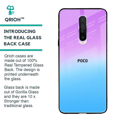 Unicorn Pattern Glass Case for Poco X2
