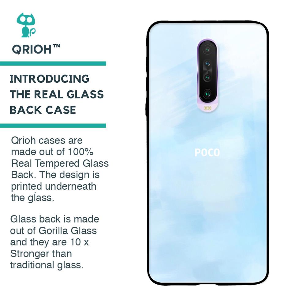 Bright Sky Glass Case for Poco X2