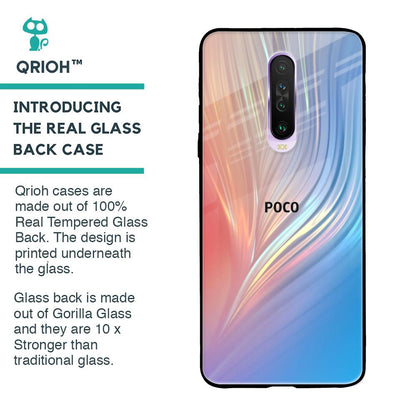 Mystic Aurora Glass Case for Poco X2