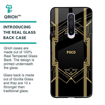 Sacred Logo Glass Case for Poco X2