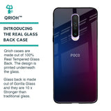 Mix Gradient Shade Glass Case For Poco X2