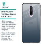 Smokey Grey Color Glass Case For Poco X2