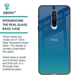 Celestial Blue Glass Case For Poco X2