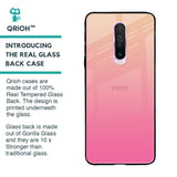 Pastel Pink Gradient Glass Case For Poco X2