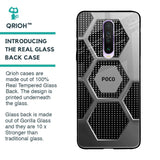 Hexagon Style Glass Case For Poco X2