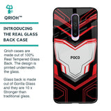 Quantum Suit Glass Case For Poco X2