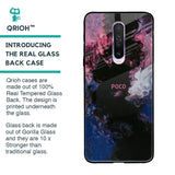 Smudge Brush Glass case for Poco X2