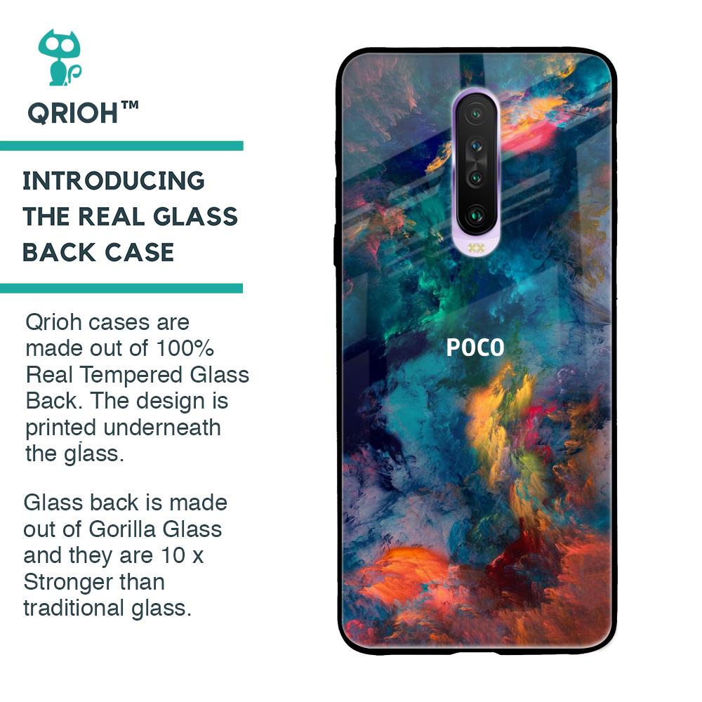 Colored Storm Glass Case for Poco X2