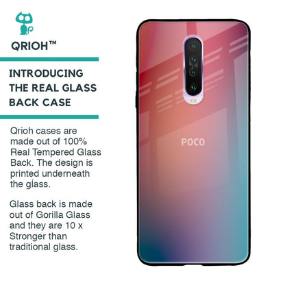 Dusty Multi Gradient Glass Case for Poco X2
