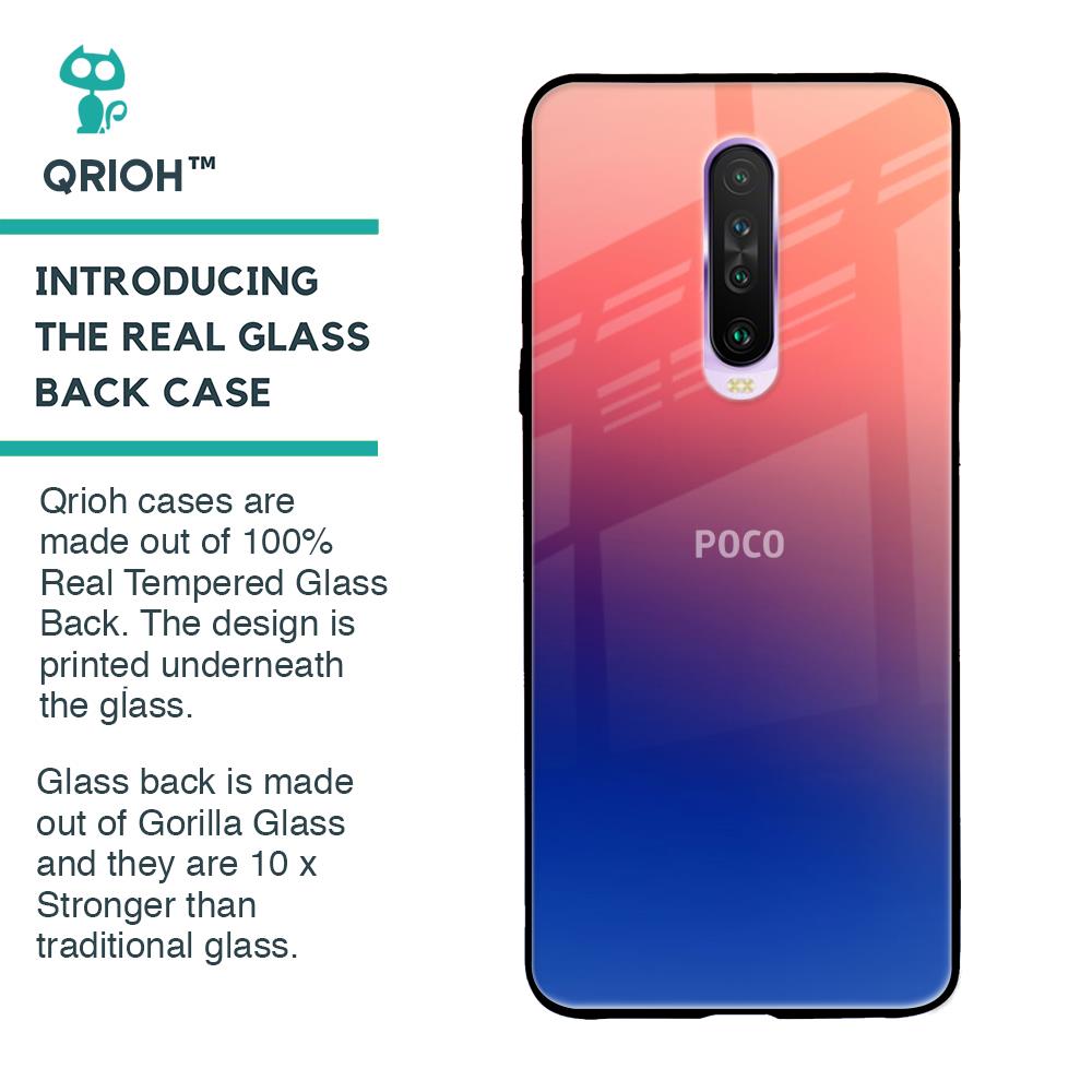 Dual Magical Tone Glass Case for Poco X2