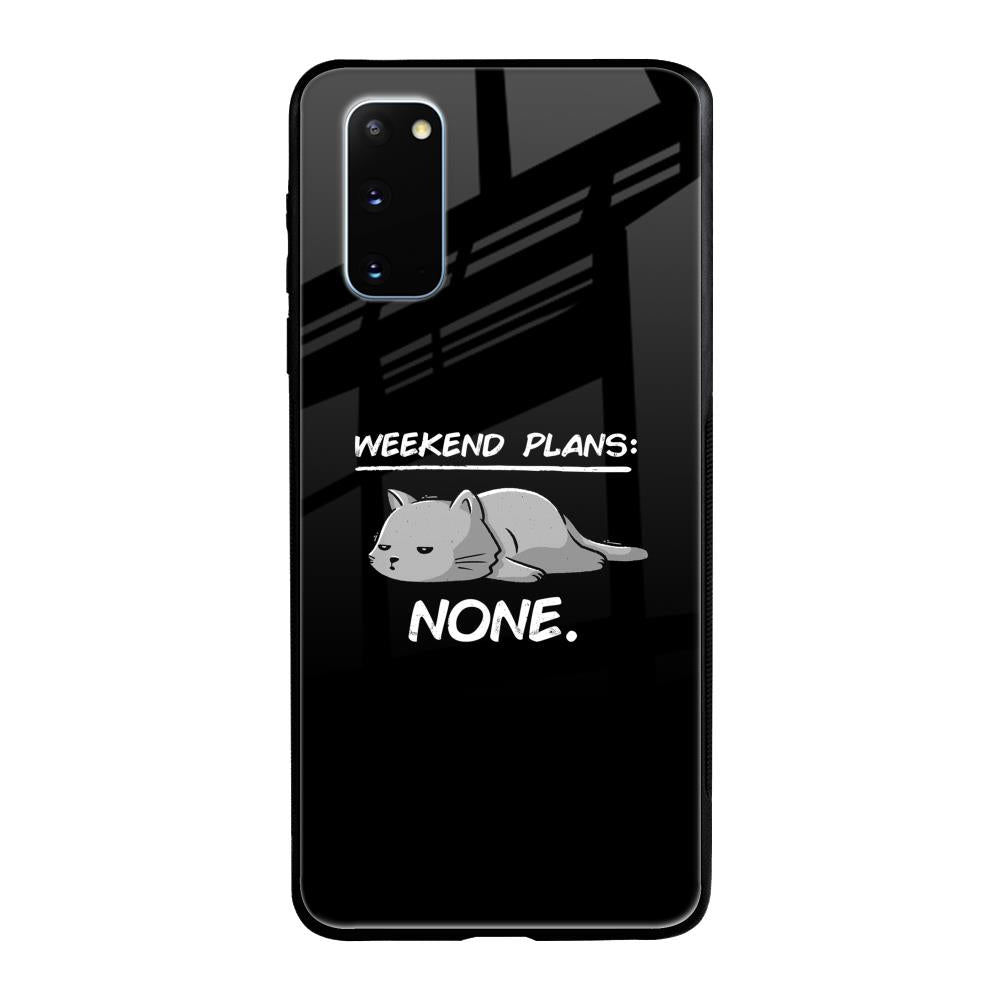 Weekend Plans Samsung Galaxy S20 Glass Back Cover Online