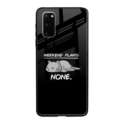 Weekend Plans Samsung Galaxy S20 Glass Back Cover Online