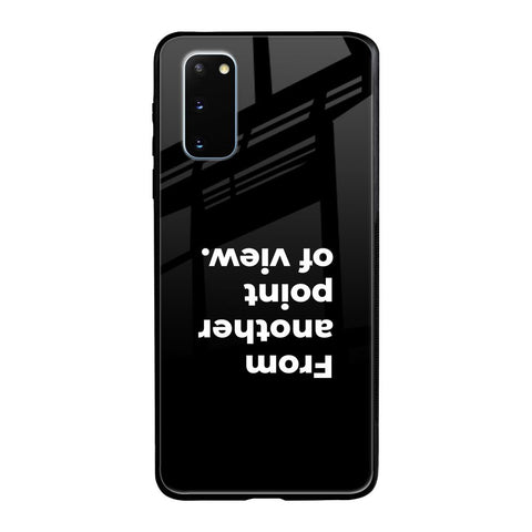 Motivation Samsung Galaxy S20 Glass Back Cover Online