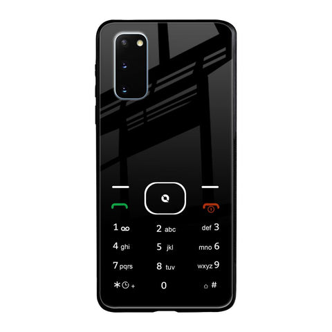 Classic Keypad Pattern Samsung Galaxy S20 Glass Back Cover Online