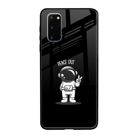 Peace Out Astro Samsung Galaxy S20 Glass Back Cover Online