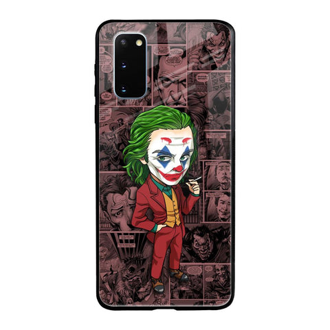 Joker Cartoon Samsung Galaxy S20 Glass Back Cover Online