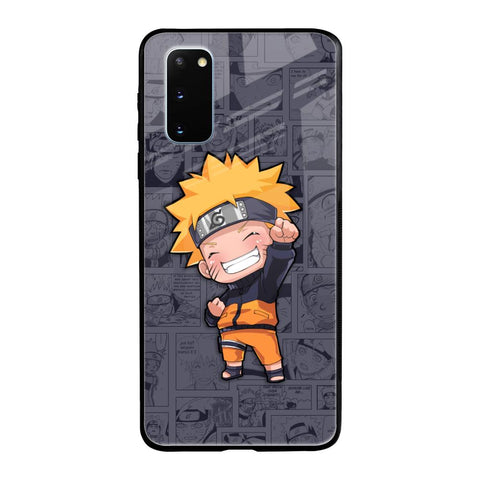 Orange Chubby Samsung Galaxy S20 Glass Back Cover Online