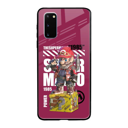 Gangster Hero Samsung Galaxy S20 Glass Back Cover Online
