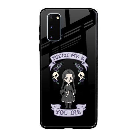 Touch Me & You Die Samsung Galaxy S20 Glass Back Cover Online