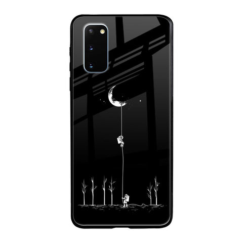 Catch the Moon Samsung Galaxy S20 Glass Back Cover Online