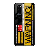 Aircraft Warning Samsung Galaxy S20 Glass Back Cover Online