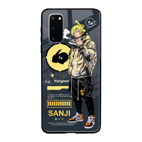 Cool Sanji Samsung Galaxy S20 Glass Back Cover Online