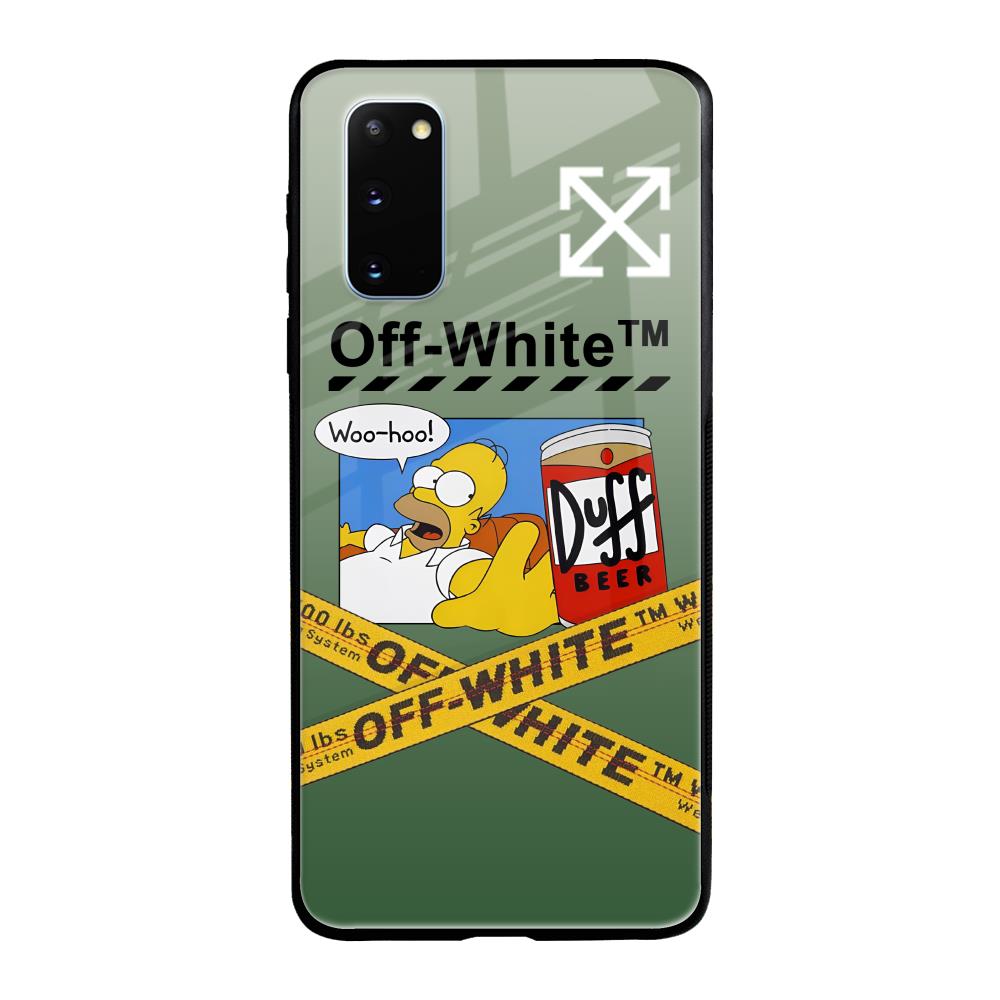 Duff Beer Samsung Galaxy S20 Glass Back Cover Online