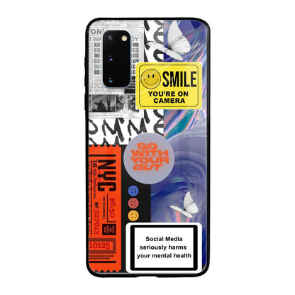 Smile for Camera Samsung Galaxy S20 Glass Back Cover Online