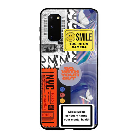 Smile for Camera Samsung Galaxy S20 Glass Back Cover Online