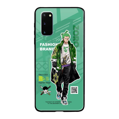 Zoro Bape Samsung Galaxy S20 Glass Back Cover Online