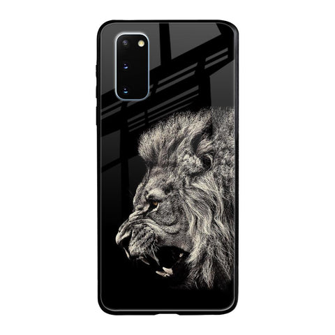Brave Lion Samsung Galaxy S20 Glass Back Cover Online