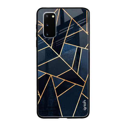 Abstract Tiles Samsung Galaxy S20 Glass Back Cover Online