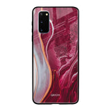 Crimson Ruby Samsung Galaxy S20 Glass Back Cover Online