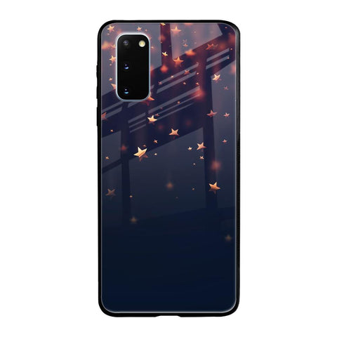 Falling Stars Samsung Galaxy S20 Glass Back Cover Online