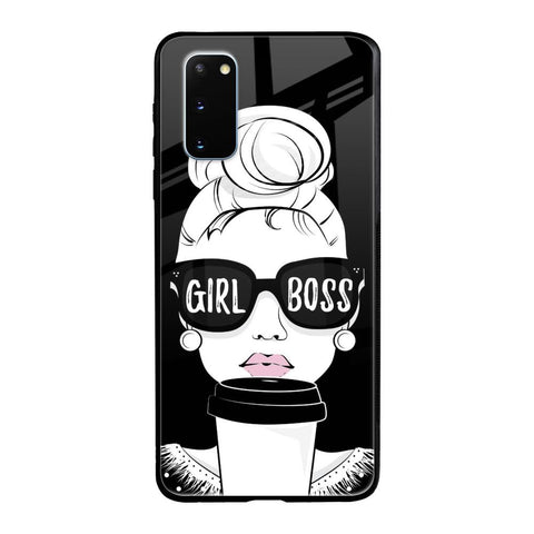 Girl Boss Samsung Galaxy S20 Glass Back Cover Online