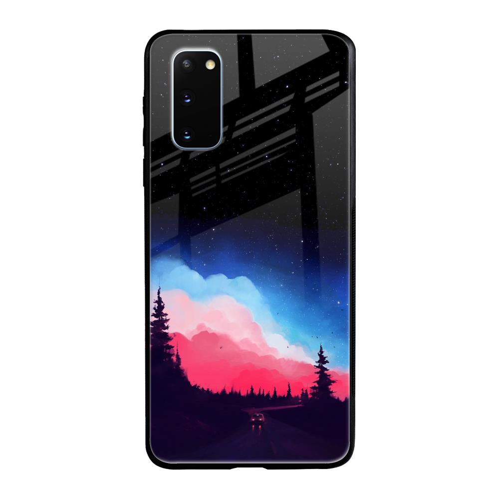 Drive In Dark Samsung Galaxy S20 Glass Back Cover Online