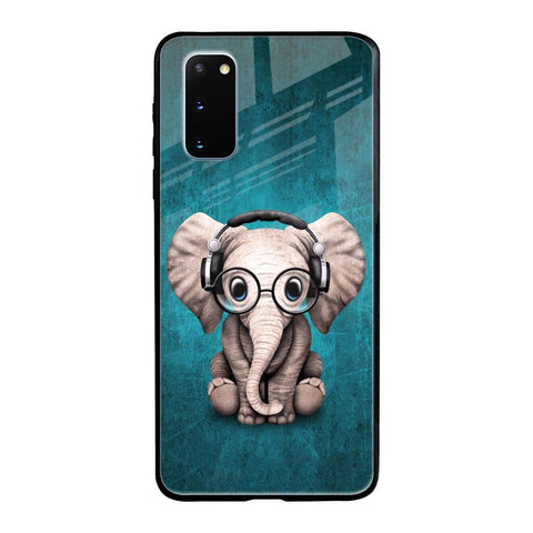Adorable Baby Elephant Samsung Galaxy S20 Glass Back Cover Online