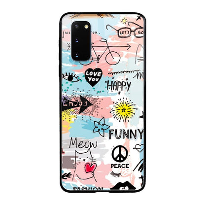Just For You Samsung Galaxy S20 Glass Back Cover Online