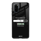 Error Samsung Galaxy S20 Glass Back Cover Online
