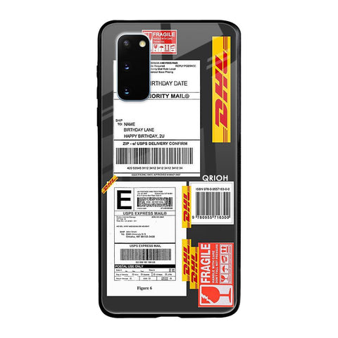 Cool Barcode Label Samsung Galaxy S20 Glass Back Cover Online